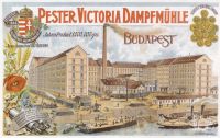 Pester Victoria DampfmühlE Plakat 1900
